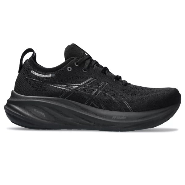 Asics Gel Nimbus 26 - Mens Running Shoes - Black/Black