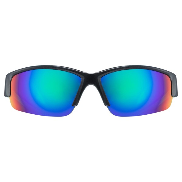 UVEX Sportstyle 215 Sunglasses - Black/Green