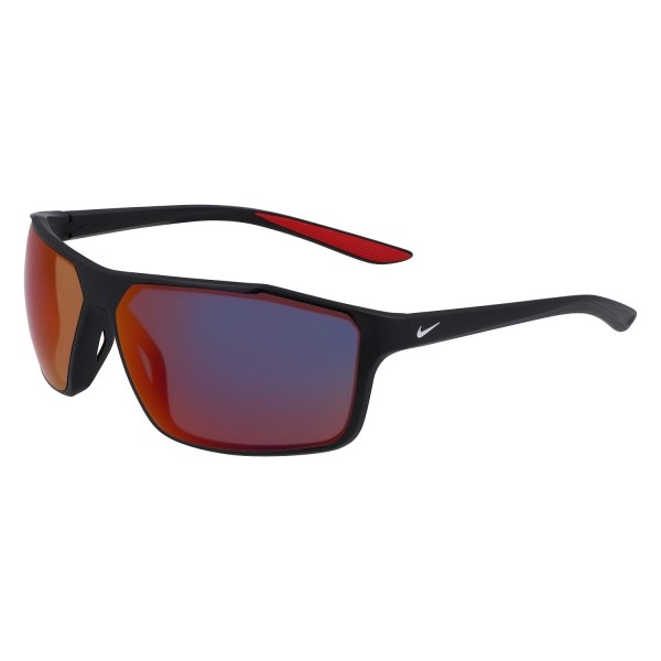 Nike Windstorm Performance Sports Sunglasses - Matte Black/Pure Platnimum Field Tint