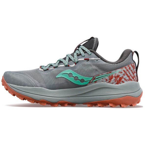 Saucony Xodus Ultra 2 - Womens Trail Running Shoes - Fossil/Soot