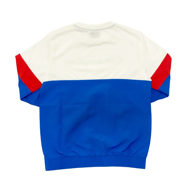 Champion Crew Kids Sweatshirt - White/Blue/Red