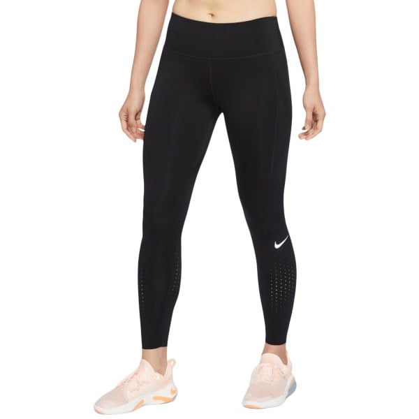 Nike Epic Luxe Womens Running Tights - Black/Reflective Silver