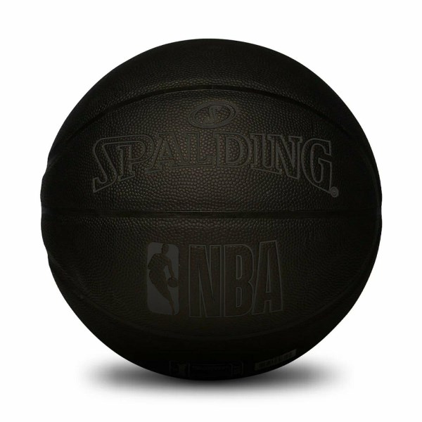 Spalding NBA Mono Black Indoor/Outdoor Basketball - Size 7 - Triple Black