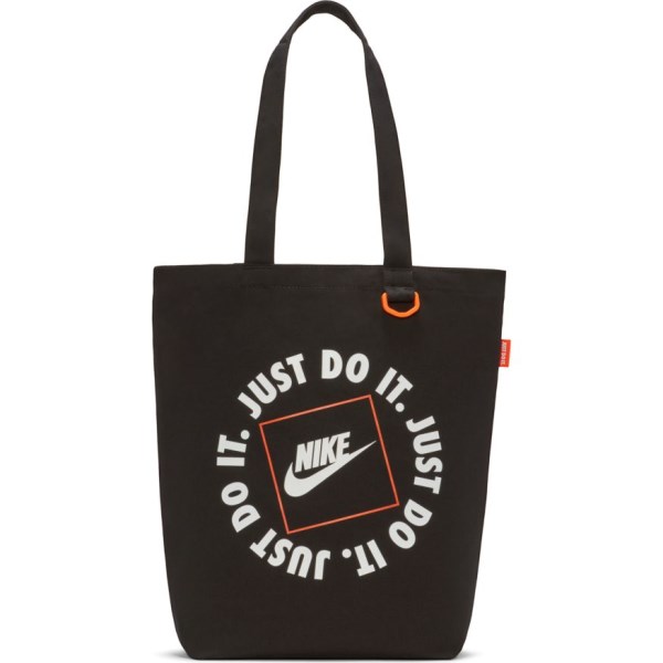 Nike Heritage JDI Tote Bag - Black/Black/White