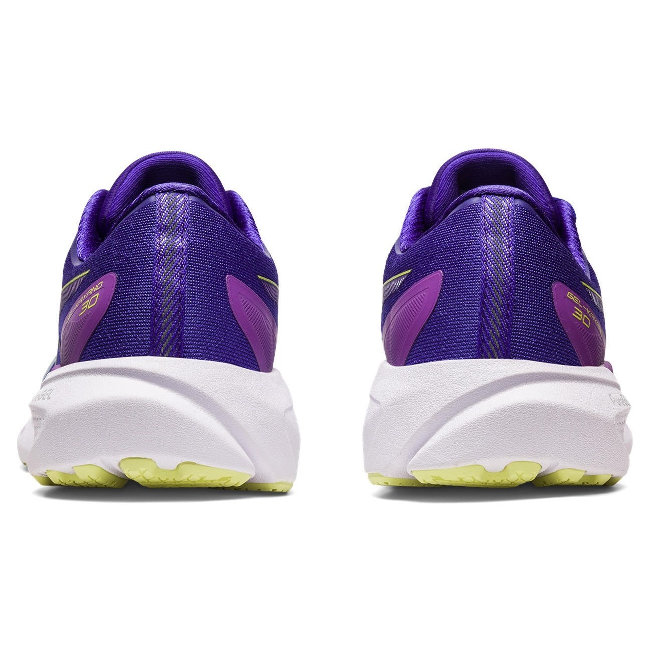 Asics Gel Kayano 30 GS - Kids Running Shoes - Palace Purple/Glow Yellow ...