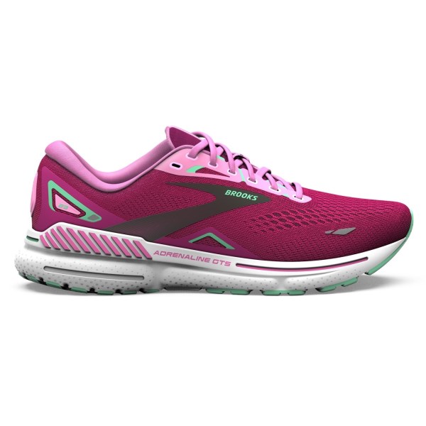 Brooks Adrenaline GTS 23 - Womens Running Shoes - Pink/Fuchsia/Black