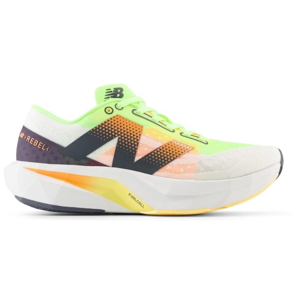 New Balance FuelCell Rebel v4 - Mens Running Shoes - White/Bleached ...