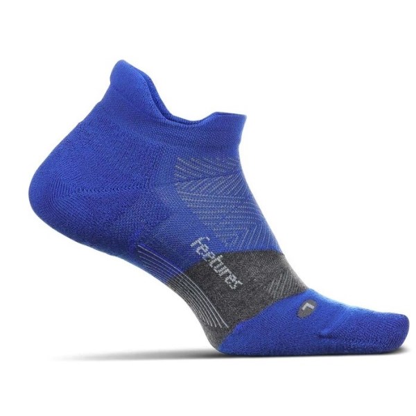 Feetures Elite Max Cushion No Show Tab Running Socks - Boost Blue