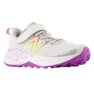 New Balance DynaSoft Nitrel Trail v5 Velcro - Kids Trail Running Shoes - Quartz Grey/Cosmic