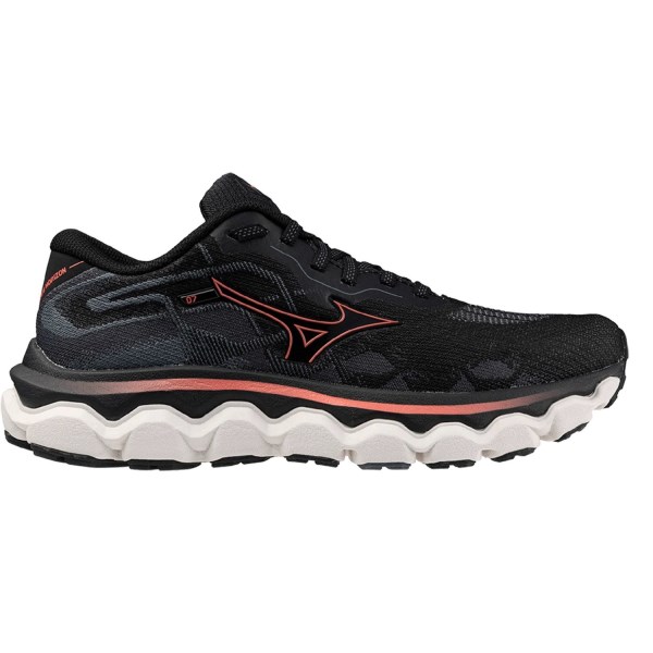 Mizuno Wave Horizon 7 - Womens Running Shoes - Black/Dubarry/Nimbus