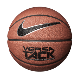Nike Versa Tack Indoor/Outdoor Basketball - Size 7 - Amber/Black/Metallic Silver