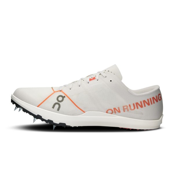 On CloudSpike XC - Mens Cross Country Running Spikes - Frost/White