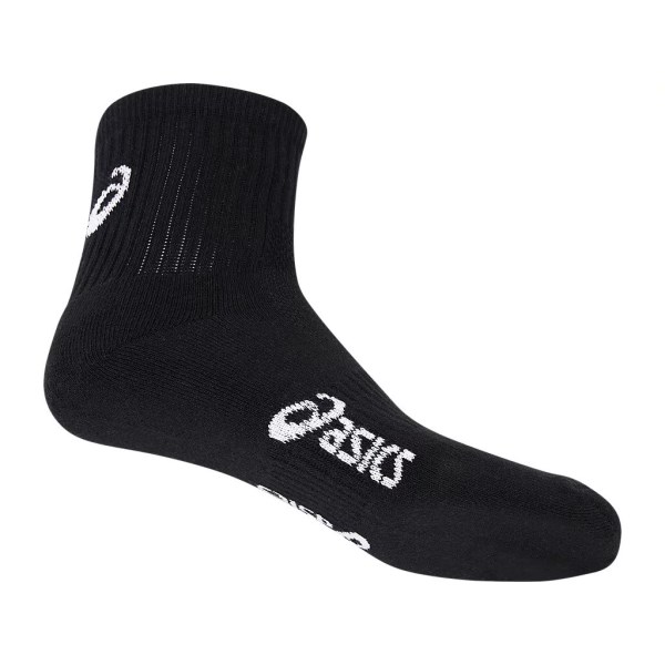 Asics Pace Quarter Socks - Triple Black