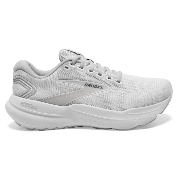 Brooks Glycerin 21 - Mens Running Shoes - White/White/Grey