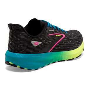 Brooks Launch 10 - Womens Running Shoes - Black/Nightlife/Blue