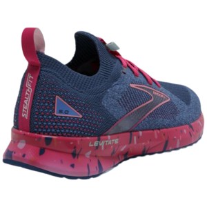 Brooks Levitate StealthFit 5 - Womens Running Shoes - Blue/Beetroot/Plume