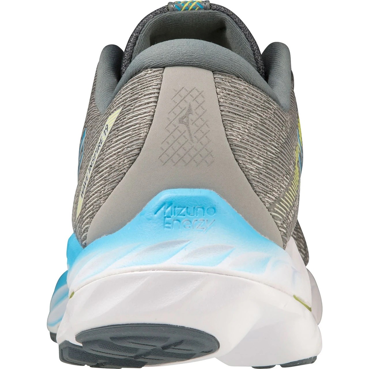 Mizuno Wave Inspire 19 - Mens Running Shoes - Ultimate Grey/Jet Blue ...
