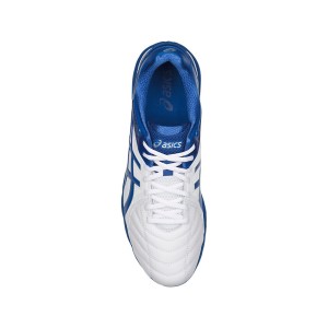 Asics Gel Lethal Ultimate IGS 12 - Mens Football Boots - White/Victoria Blue/Silver