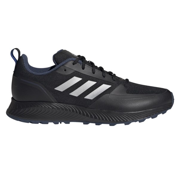Adidas Runfalcon 2.0 TR - Mens Trail Running Shoes - Core Black/Silver Metallic/Crew Navy
