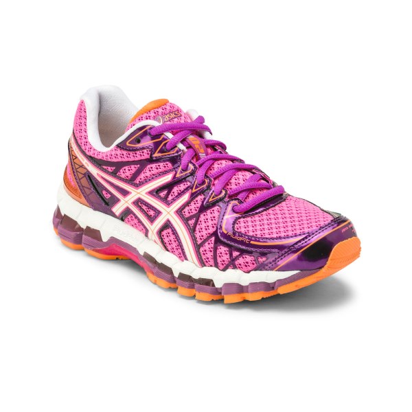 Asics Gel Kayano 20 - Womens Running Shoes - Pink/White/Purple | Sportitude