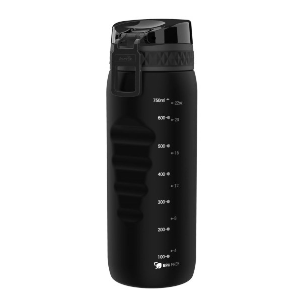 Ion8 Tour BPA Free Water Bottle - 750ml - Solid Carbon
