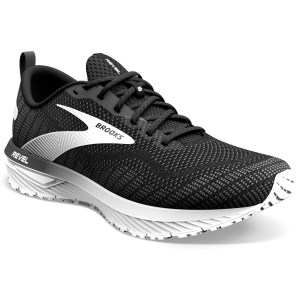 Brooks Revel 6 - Womens Running Shoes - Black/Blackened Pearl/White
