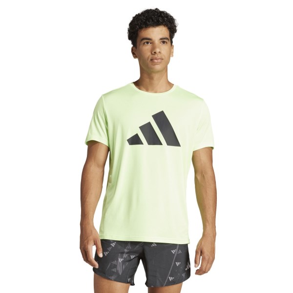 Adidas Run It Mens Running T-Shirt - Green Spark