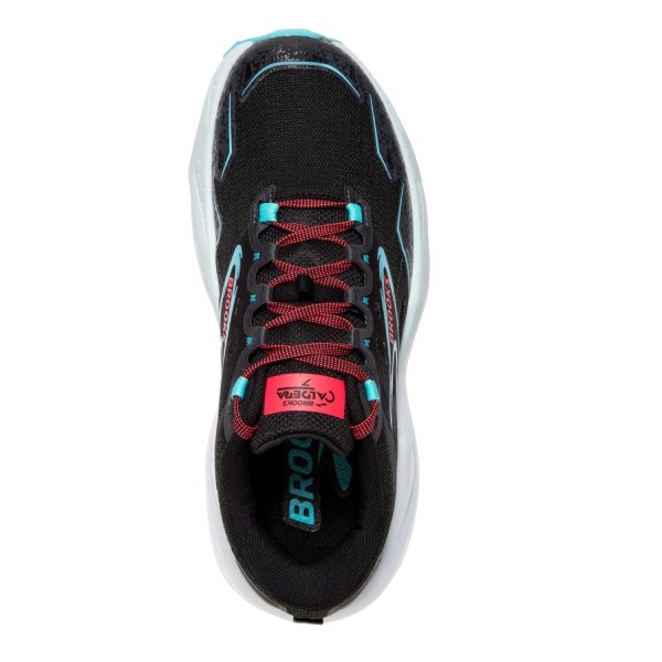 Brooks Caldera 7 - Womens Trail Running Shoes - Black/Ebony/Bluefish