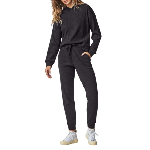 Running Bare Time Out Womens Hoodie - Black