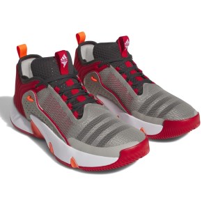 Adidas Trae Unlimited - Unisex Basketball Shoes - Metal Grey/Carbon/Better Scarlet