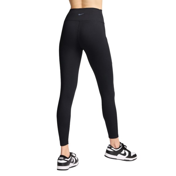 Nike One Womens High Waisted 7/8 Pocket Leggings - Black/Black