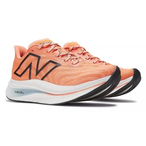 New Balance FuelCell SuperComp Trainer v2 - Womens Running Shoes - Neon Dragonfly/Black