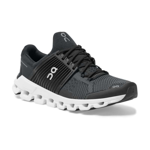 On Cloudswift Classic - Mens Running Shoes - Black/Rock