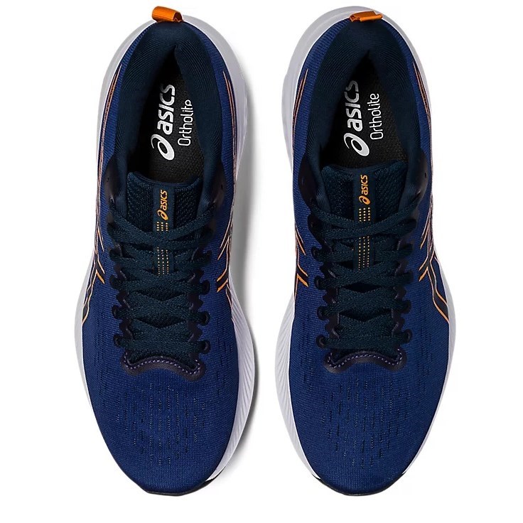 Asics Gel Excite 10 - Mens Running Shoes - Deep Ocean/Bright Orange ...