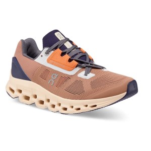 On Cloudstratus 2 - Womens Running Shoes - Cork/Fawn
