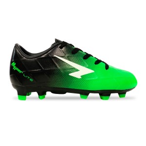 Sfida Ignite Junior - Kids Football Boots - Black/Fluro Green