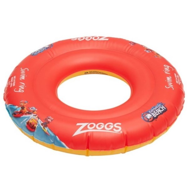 Zoggs Kangaroo Beach Kids Swim Ring - Red
