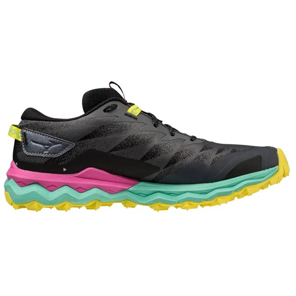Mizuno Wave Daichi 7 - Womens Trail Running Shoes - Iron Gate/Ebony/Fuchsia Fedora