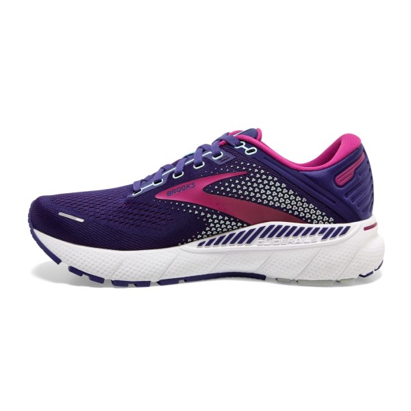 Brooks Adrenaline GTS 22 - Womens Running Shoes - Navy/Yucca/Pink