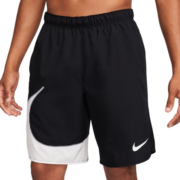 Nike Dri-Fit Challenger Unlined 9 Inch Mens Running Shorts - Black/Dark Stucco/Black/Summit White