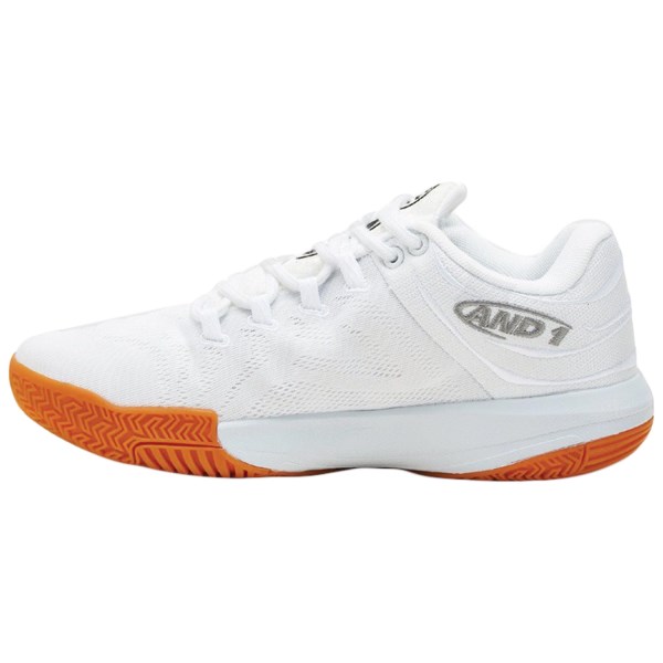 AND1 Attack Low SL - Mens Basketball Shoes - White/Gum
