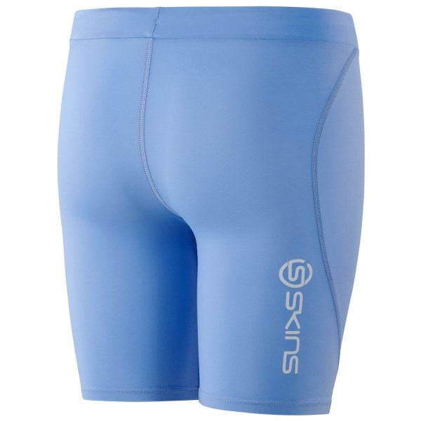 Skins Series-1 Youth Kids Compression Half Tights - Sky Blue