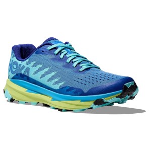 Hoka Torrent 3 - Mens Trail Running Shoes - Virtual Blue/Lettuce