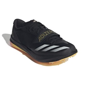 Adidas Adizero TJ/PV - Unisex Triple Jump/Pole Vault Spikes - Core Black/Zero Metallic/Spark