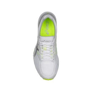 Asics Gel Tartherzeal 6 - Womens Running Shoes - White/Silver/Safety Yellow
