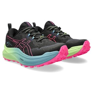 Asics Trabuco Max 2 - Womens Trail Running Shoes - Black/Hot Pink