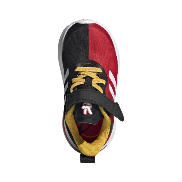 Adidas Disney Mickey FortaRun - Toddler Running Shoes - Black/White/Vivid Red