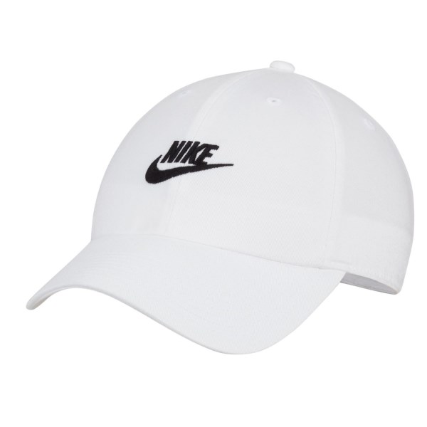 Nike Club Futura Wash Cap - White/Black | Sportitude