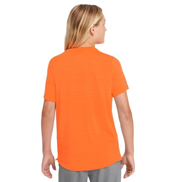 Nike Dri-Fit Miler Kids Running T-Shirt - Total Orange