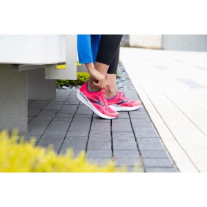Brooks Launch GTS 9 - Womens Running Shoes - Pink/Fuchsia/Cobalt